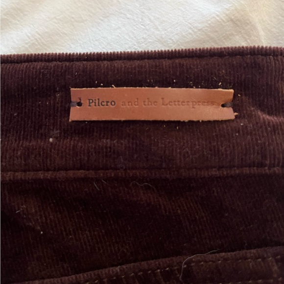 By Anthropologie: Pilcro high-rise cord velvet pants (ankle) size 25 NWT - Picture 7 of 10